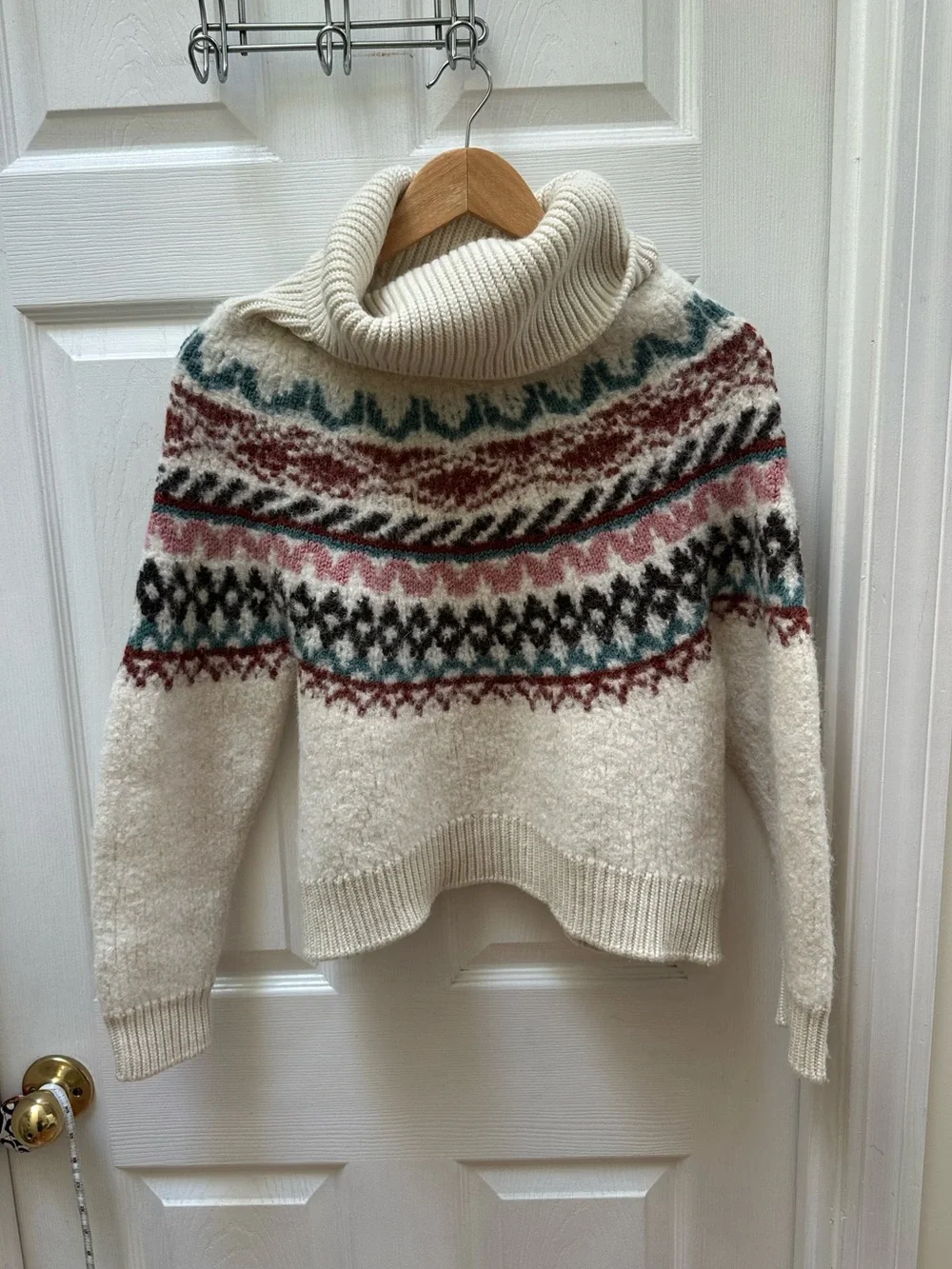 Ba&sh Iceberg Turtleneck Sweater in Natural Ivory white Nordic XS pink